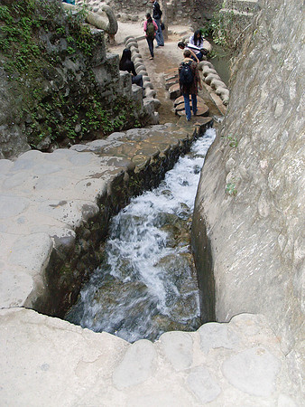 Water Running Down the Stairs