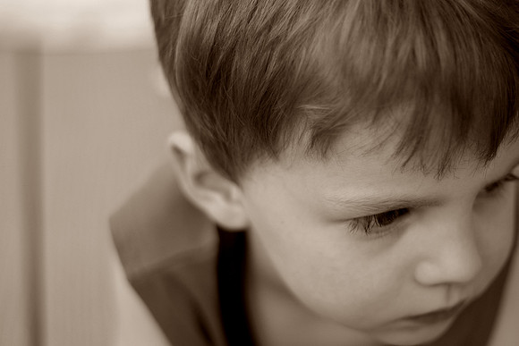 Tyler in deep thought (watermarked per parents' request)
